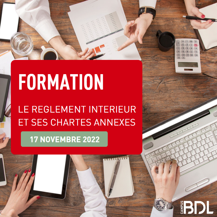 Formation : Le Règlement Intérieur Et Ses Chartes Annexes – BDL, Le ...