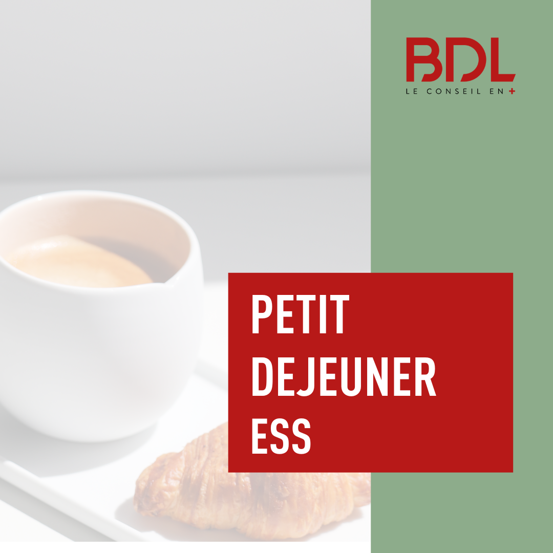 Invitation petit déjeuner ESS BDL Le conseil en